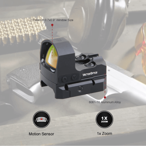 Frenzy-S 1x17x24 SAS Battery Side Loading Red Dot Sight. (Coming soon)